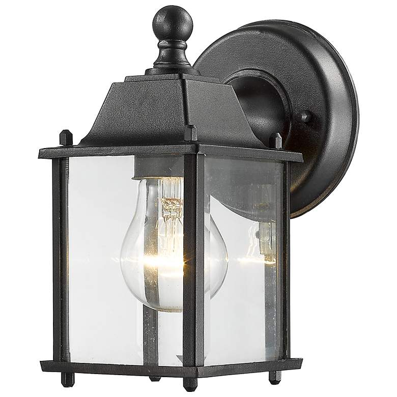 Image 1 Waterdown by Z-Lite Black 1 Light Outdoor Wall Light