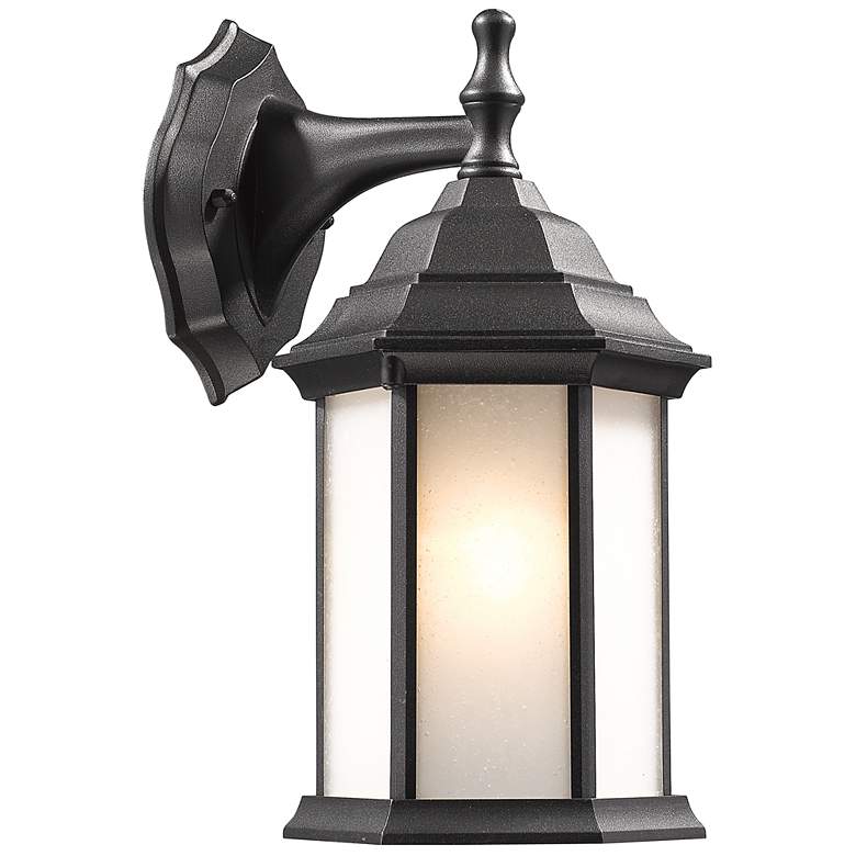 Image 1 Waterdown by Z-Lite Black 1 Light Outdoor Wall Light