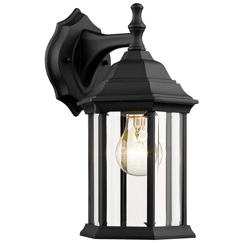 Image 1 Waterdown by Z-Lite Black 1 Light Outdoor Wall Light