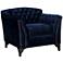 Waterford Navy Blue Velvet Club Chair