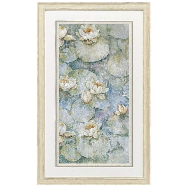 Image 1 Waterlilies II 32"W x 52"H Framed Wall Art