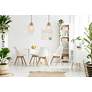 6_Watermill 12 1/2" Wide Coal and Wicker Cage Pendant Light more views