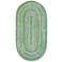 Capel Waterway 0470VS200 Oval Green Braided Area Rug