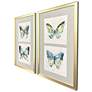 2_Watery Butterfly 20"W x 33"H Framed Art Set of 2 more views