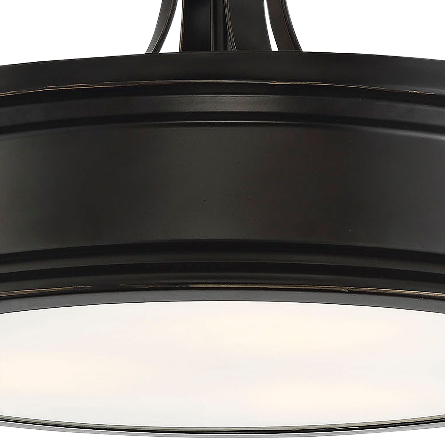 Image 2 Watkins 3-Light Ceiling Light in Classic Bronze more views