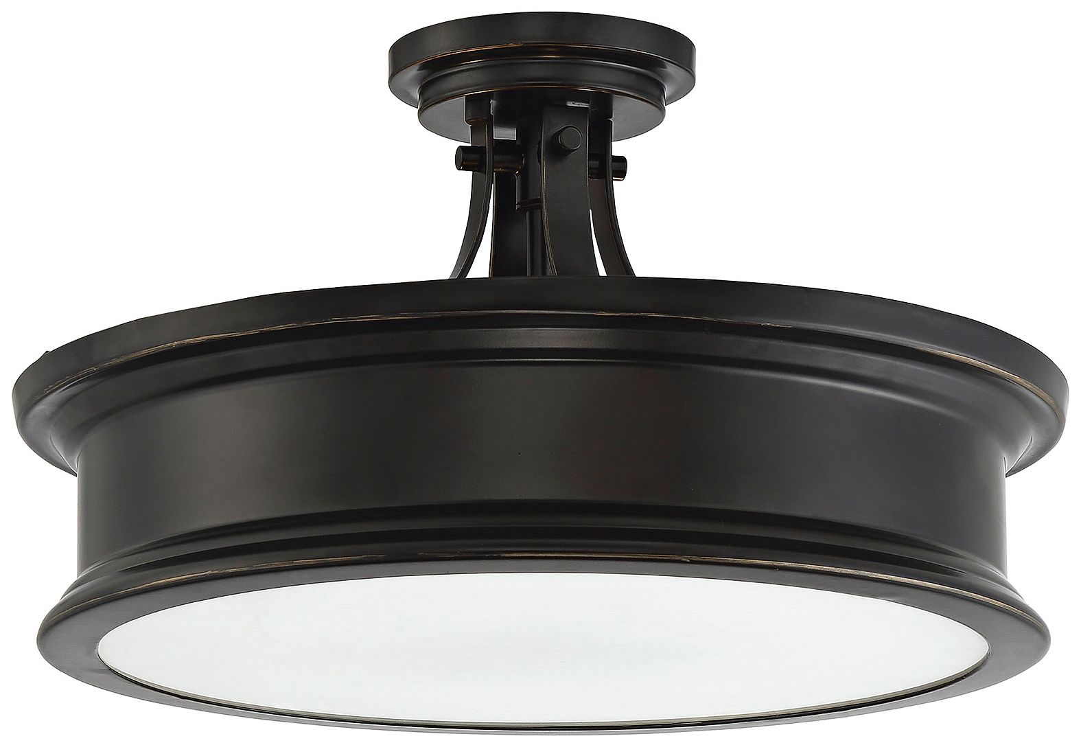 Image 3 Watkins 3-Light Ceiling Light in Classic Bronze more views