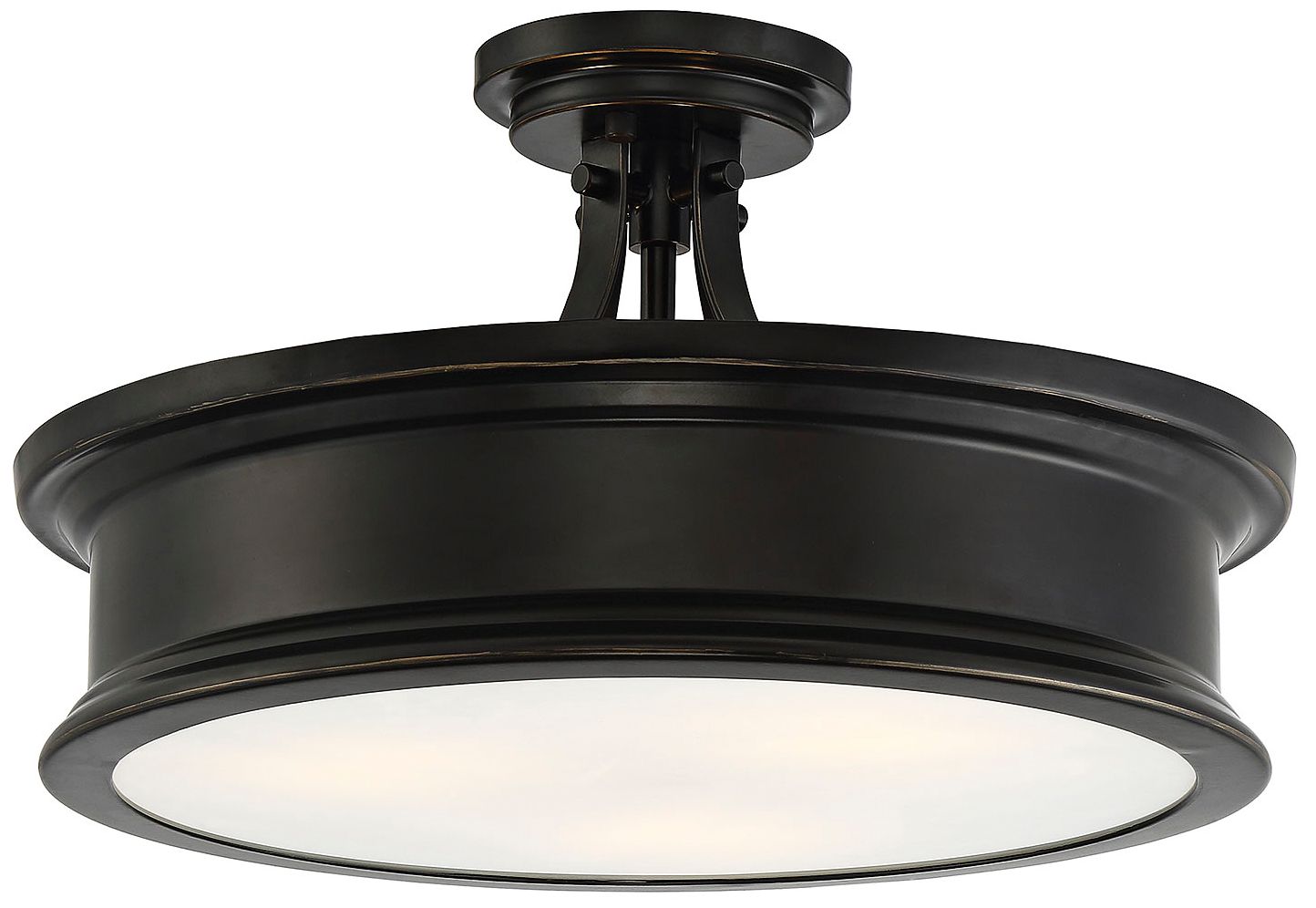 Image 4 Watkins 3-Light Ceiling Light in Classic Bronze more views