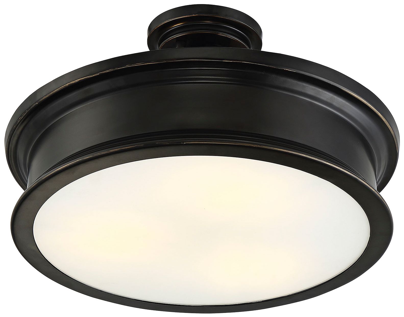Image 5 Watkins 3-Light Ceiling Light in Classic Bronze more views