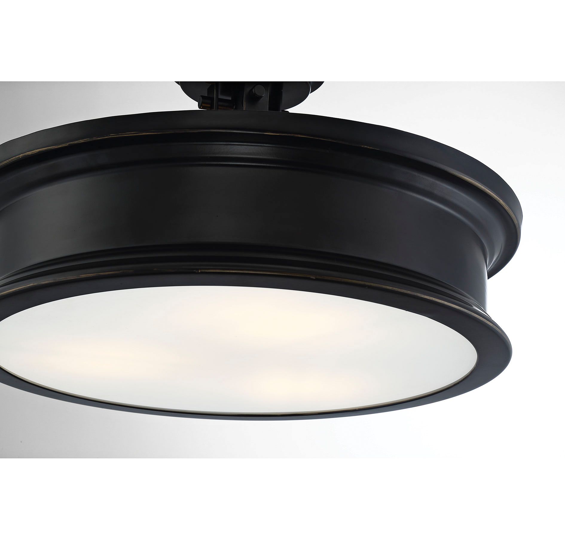 Image 6 Watkins 3-Light Ceiling Light in Classic Bronze more views
