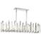 Watson 42" Wide Polished Nickel 6-Light Island Chandelier