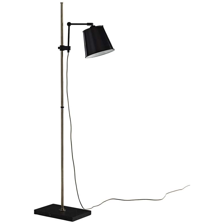 Image 1 Watson Bronze and Silver Adjustable Floor Lamp