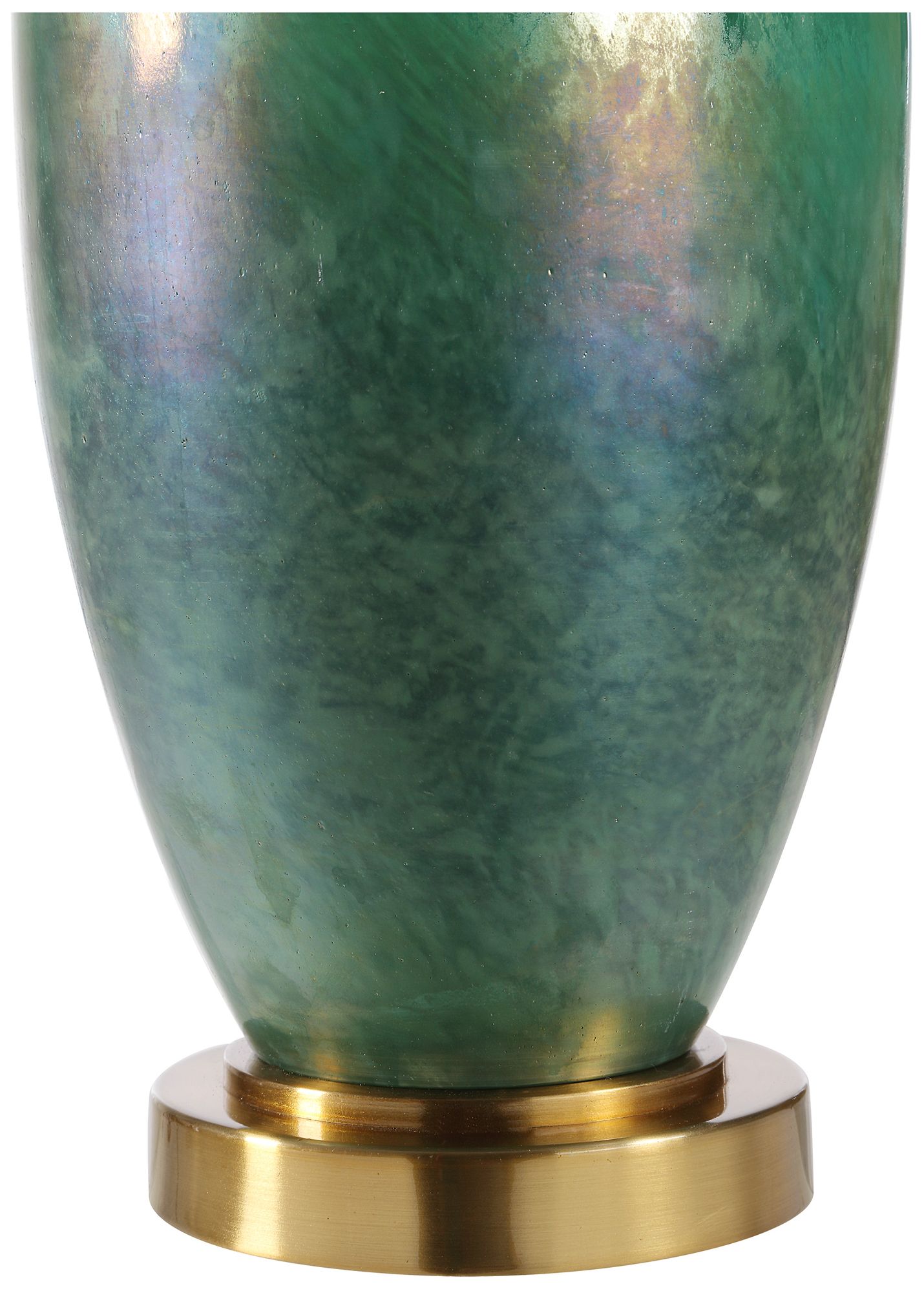Image 2 Wave 27.5" Height Table Lamps, Green more views