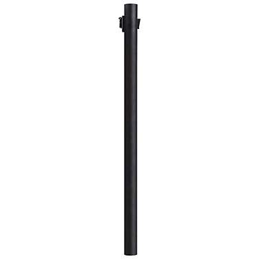 Wave Lighting 10' Black Direct Burial Lamp Post Dusk-to-Dawn Sensor, Ou