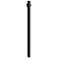 Wave Lighting 10' Black Direct Burial Lamp Post Dusk-to-Dawn Sensor, Ou