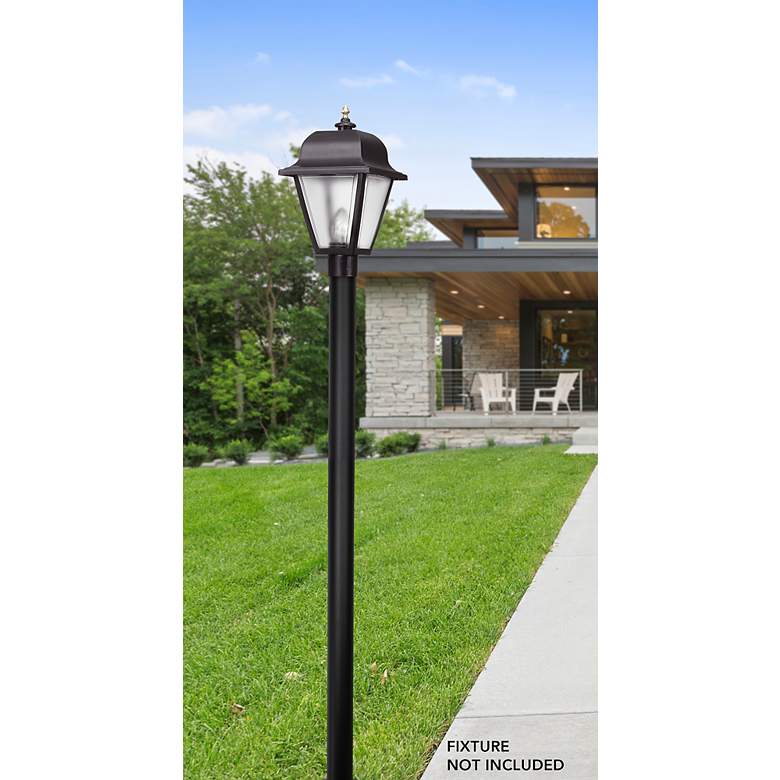 Image 2 Wave Lighting 10' Black Direct Burial Lamp Post more views