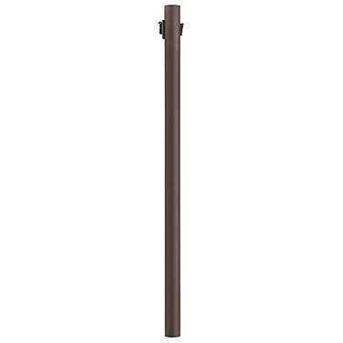 Wave Lighting 10' Bronze Direct Burial Post Dusk-to-Dawn Sensor, Outlet