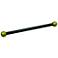Wave Lighting 15" Black Aluminum Cross Arm with Gold End Caps