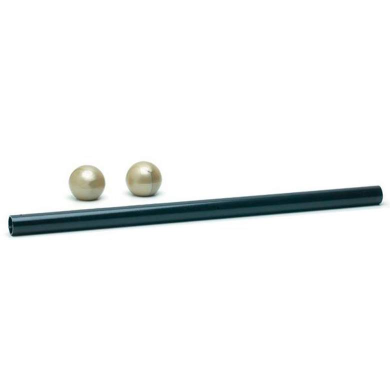 Image 3 Wave Lighting 15" Black Aluminum Cross Arm with Gold End Caps more views