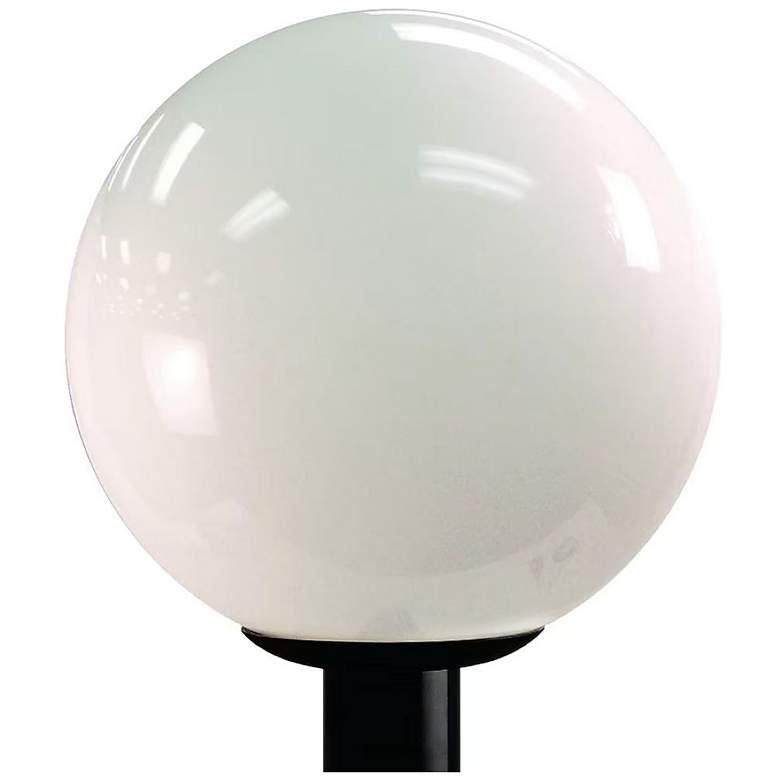 Image 1 Wave Lighting 16" Acrylic Globe Opal Post Top Light with No Fitter