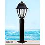 2_Wave Lighting 2.5' Black Aluminum Stub Post more views
