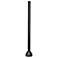 Wave Lighting 8' Black Surface Mount Post