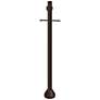 1_Wave Lighting 8' Bronze Surface Mount Post Dusk-to-Dawn, Outlet, Cross