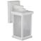 Wave Lighting Artisan 12" 4000K White Outdoor Wall Light with Frosted