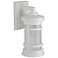 Wave Lighting Artisan 13" 4000K White Outdoor Wall Light with Frosted