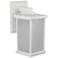 Wave Lighting Artisan 14" 3000K White Outdoor Wall Light with Frosted