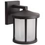 1_Wave Lighting Artisan Round 12" 4K Bronze Outdoor Light with Frosted L