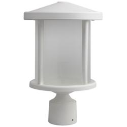 Wave Lighting Artisan Round 4000K White Post Top with Frosted Diffuser