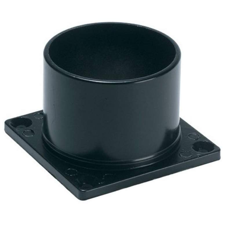 Image 1 Wave Lighting Black Pier Mount Adapter for 3" Post Top Fixtures