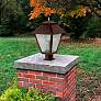Thumbnail2 of Wave Lighting Bronze Pier Mount Adapter for 3" Post Top Fixtures more views