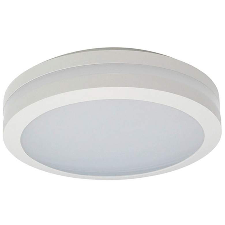 Image 1 Wave Lighting Citadel Ring White LR22C Wall/Ceiling Mount Light Frost Lens