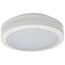 1_Wave Lighting Citadel Ring White LR22C Wall/Ceiling Mount Light Frost Lens