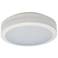 Wave Lighting Citadel Ring White LR22C Wall/Ceiling Mount Light Frost Lens