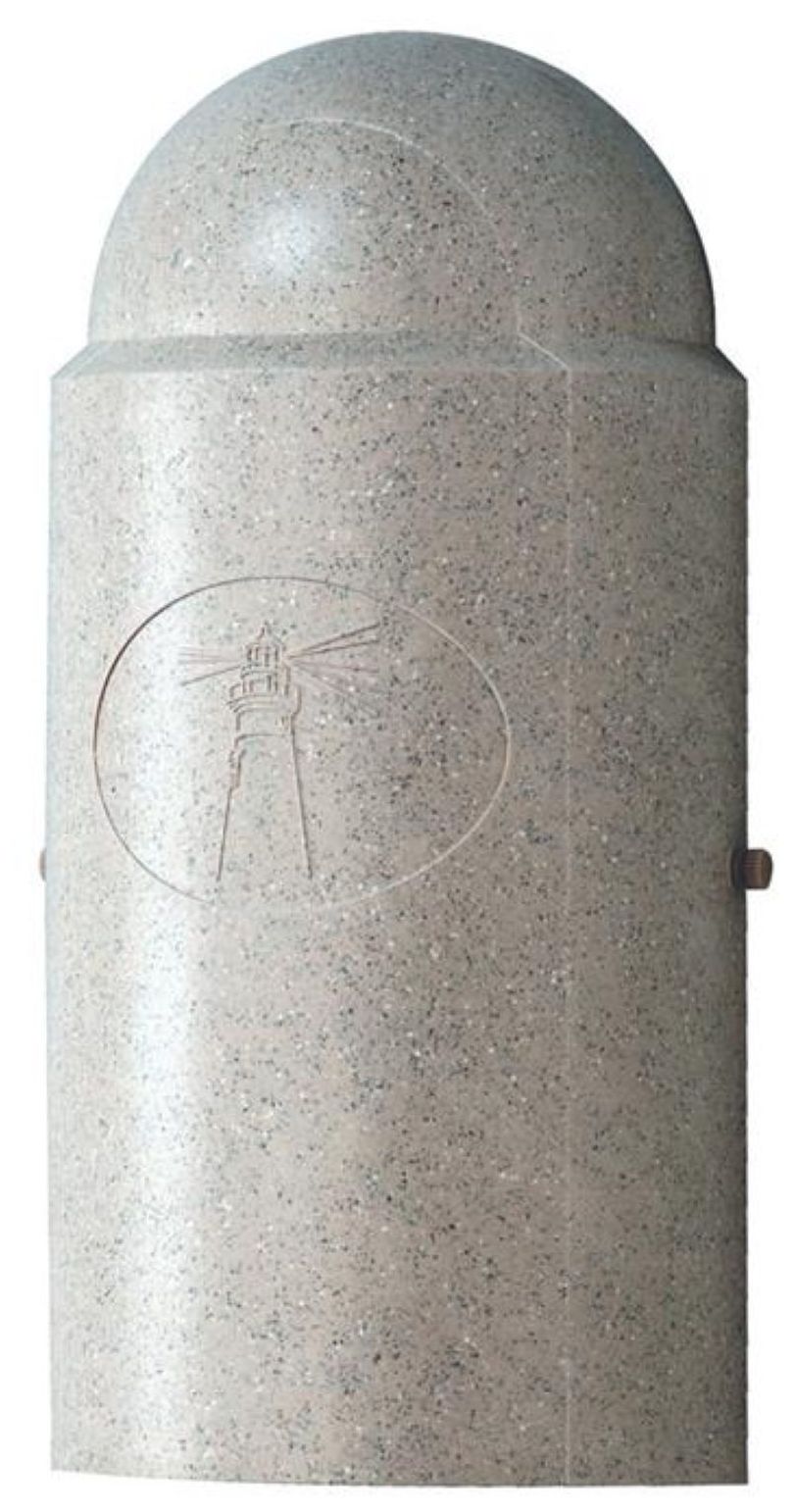 Wave Lighting Everstone Lighthouse White Wall Fixture