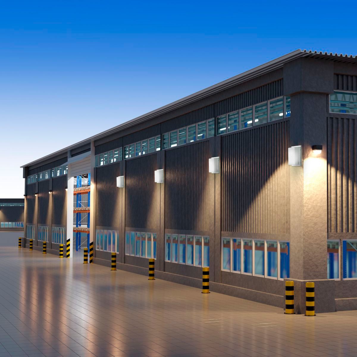 Image 4 Wave Lighting Guardian White Medium Pack Security Fixture more views