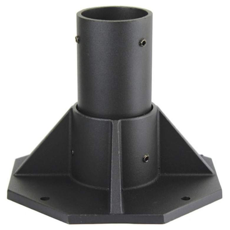 Image 1 Wave Lighting Heavy Duty Black Aluminum Surface Mount Base