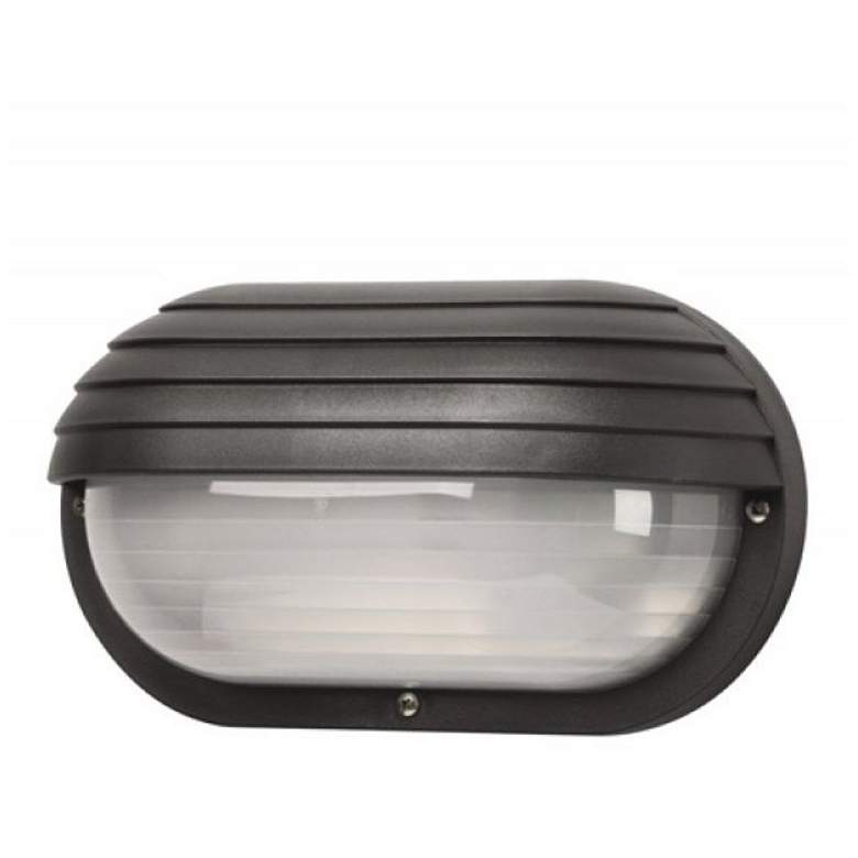 Image 1 Wave Lighting Nautical Oblong Eyelid S77WF Black Wall Fixture