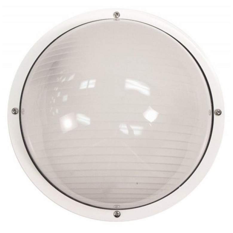 Image 1 Wave Lighting Nautical Round S791WF-LR22W White Wall/Ceiling Fixture