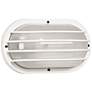 2_Wave Nautical Bulk Head 10 1/2" White and Glass Outdoor Wall Light