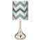 Wave Zig Zag Giclee Droplet Table Lamp