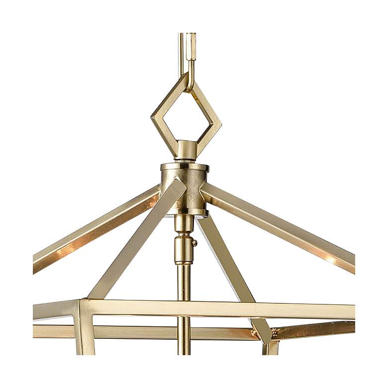 Image 2 Wavecrest 12" Wide Modern Gold Steel 4-Light Mini Pendant more views