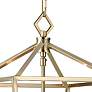 2_Wavecrest 12" Wide Modern Gold Steel 4-Light Mini Pendant more views