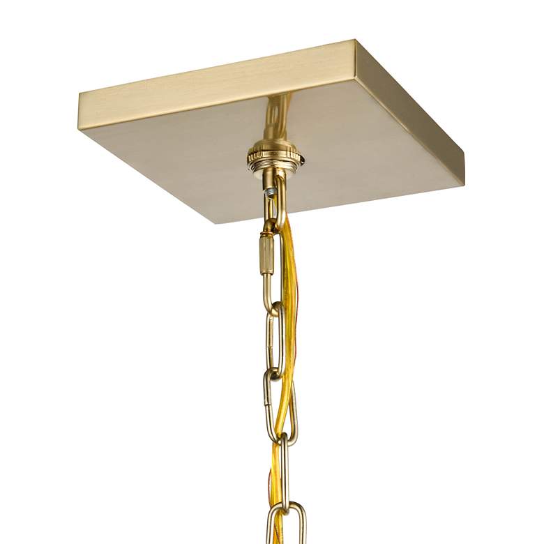 Image 3 Wavecrest 12" Wide Modern Gold Steel 4-Light Mini Pendant more views