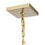 3_Wavecrest 12" Wide Modern Gold Steel 4-Light Mini Pendant more views