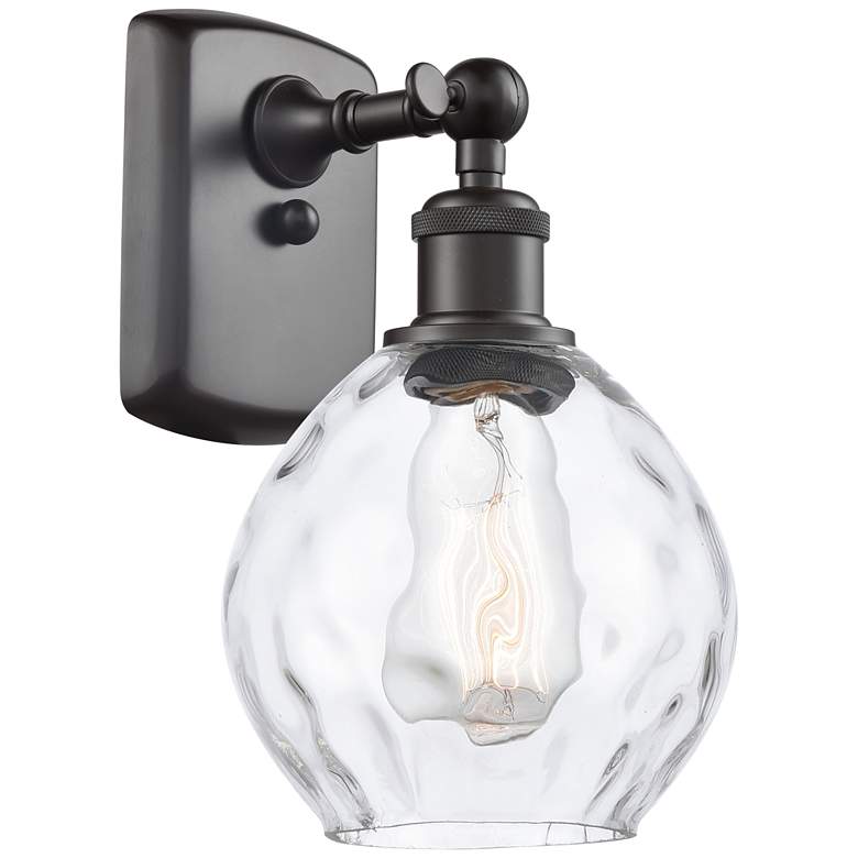 Image 1 Waverly 11" High Oil Rubbed Bronze Sconce w/ Clear Shade