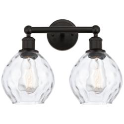 Waverly 15" 2-Light Oil Rubbed Bronze Bath Light