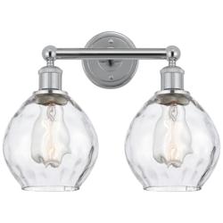 Waverly 15" 2-Light Polished Chrome Bath Light